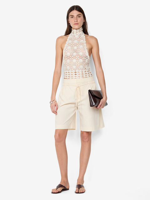 ANIA HALTER TOP - IVORY