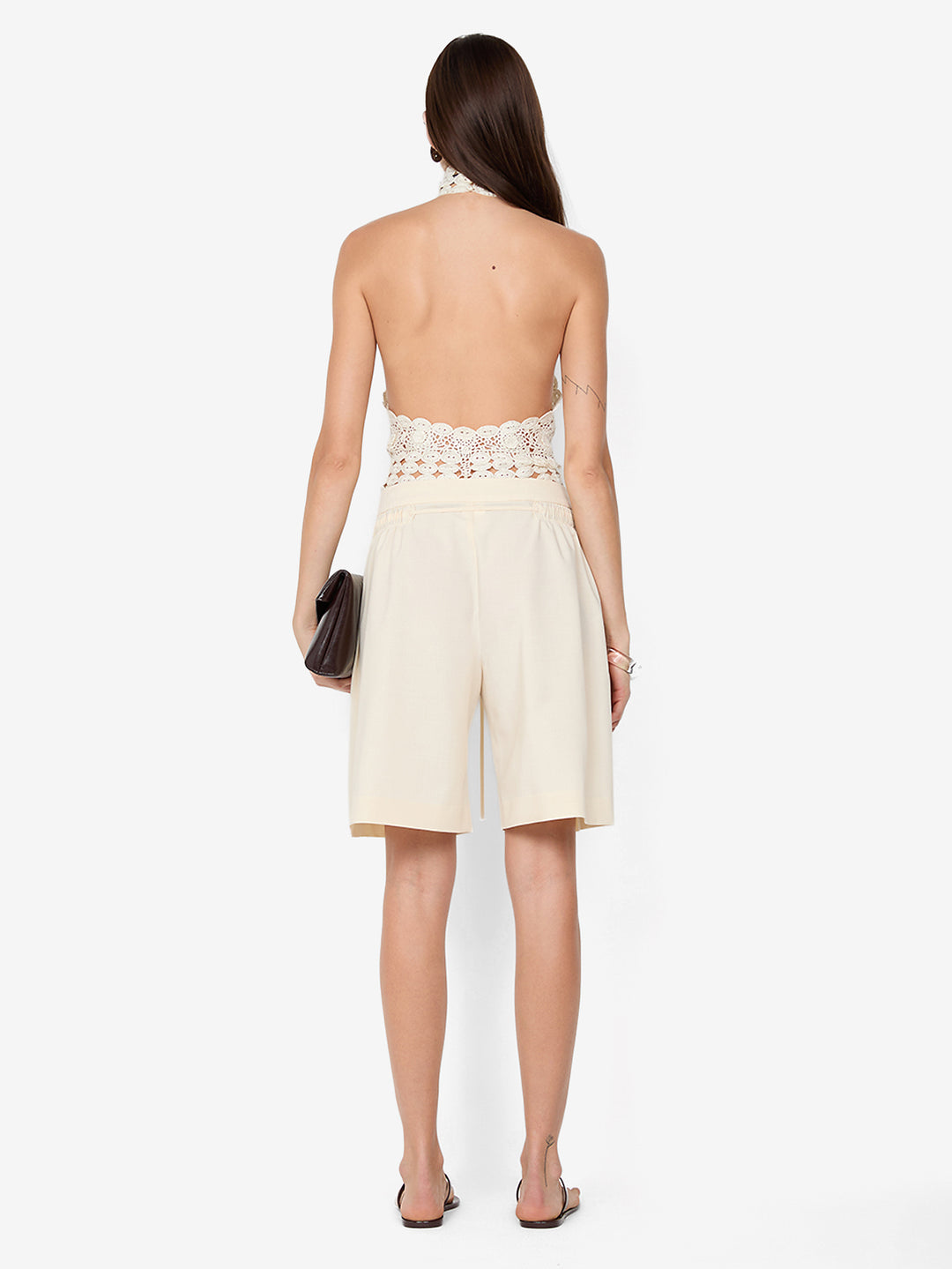 ANIA HALTER TOP - IVORY