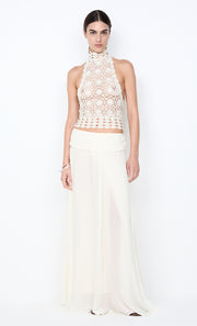 ANIA HALTER TOP - IVORY