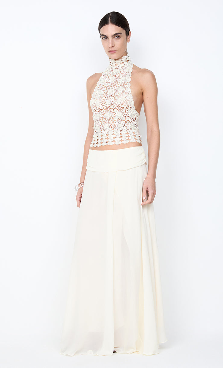 ANIA HALTER TOP - IVORY
