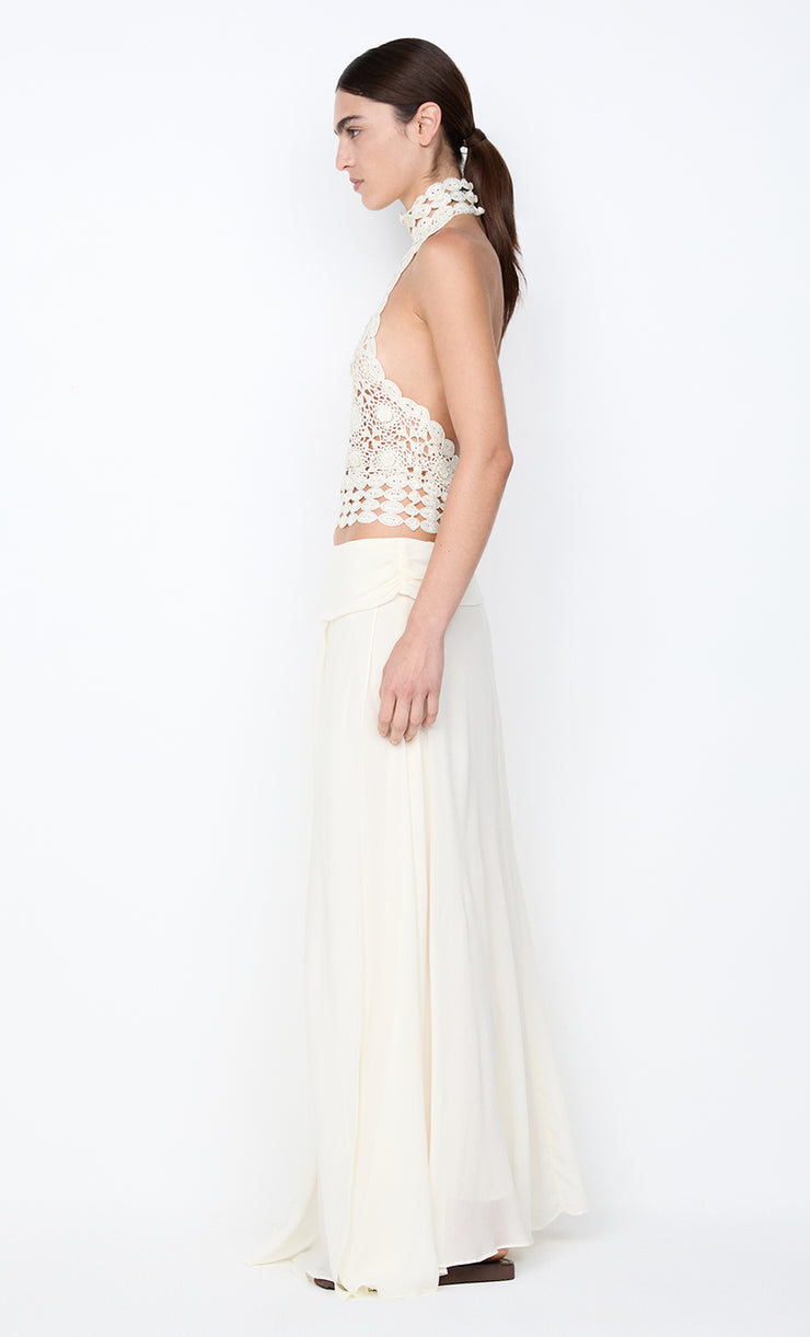 ANIA HALTER TOP - IVORY