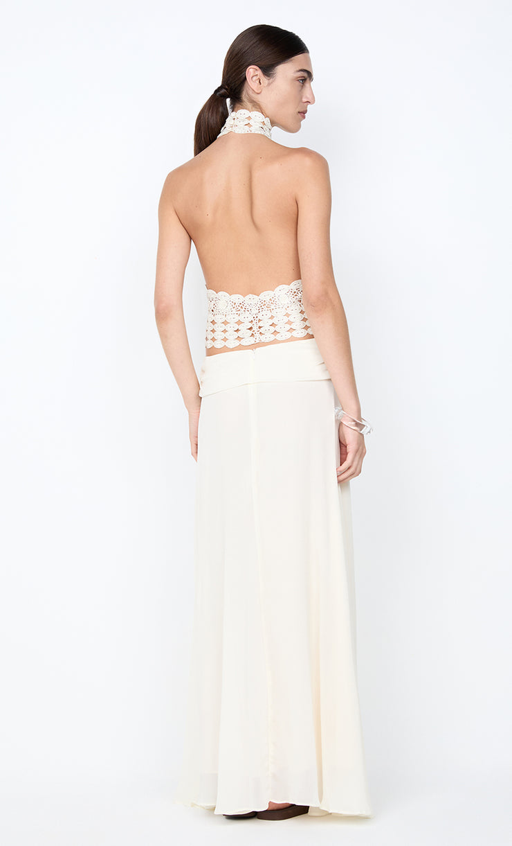 ANIA HALTER TOP - IVORY