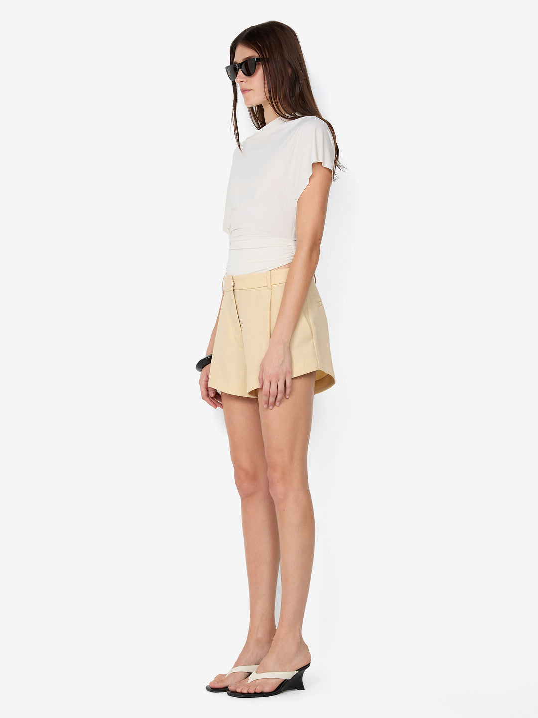 CLEMENTINE BATWING TOP - VANILLA