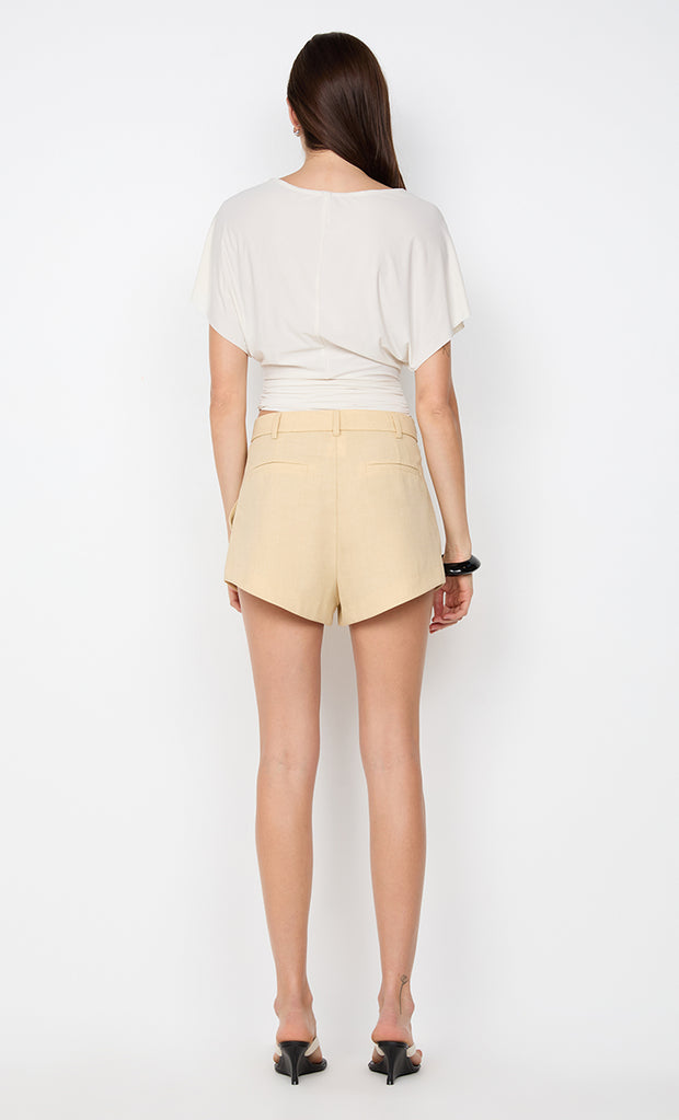 CLEMENTINE BATWING TOP - VANILLA