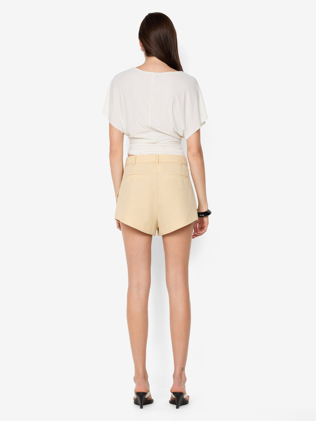 CLEMENTINE BATWING TOP - VANILLA