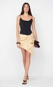 REID COWL TOP - BLACK