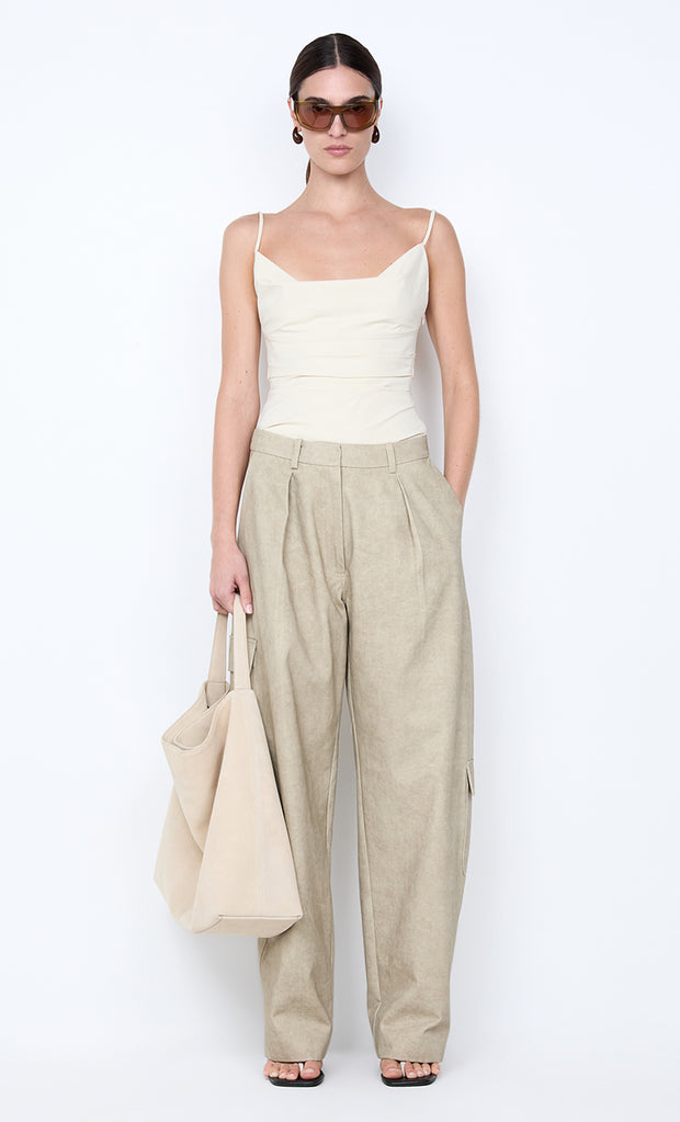 SIA UTILITY PANT - TAUPEE