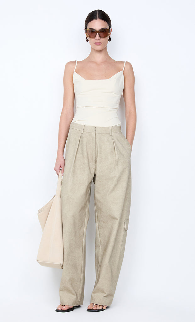 SIA UTILITY PANT - TAUPEE