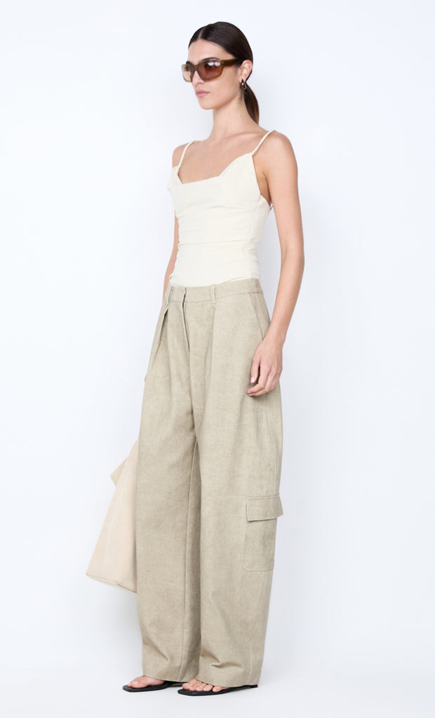 SIA UTILITY PANT - TAUPEE