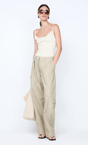 SIA UTILITY PANT - TAUPEE