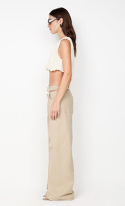 AZULA WIDE LEG PANT - STONE/GREY
