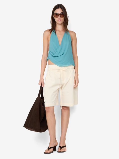 LANDON HALTER TOP - DEEP SEAFOAM