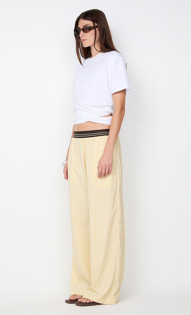 JERRI WIDE LEG PANT - BUTTER