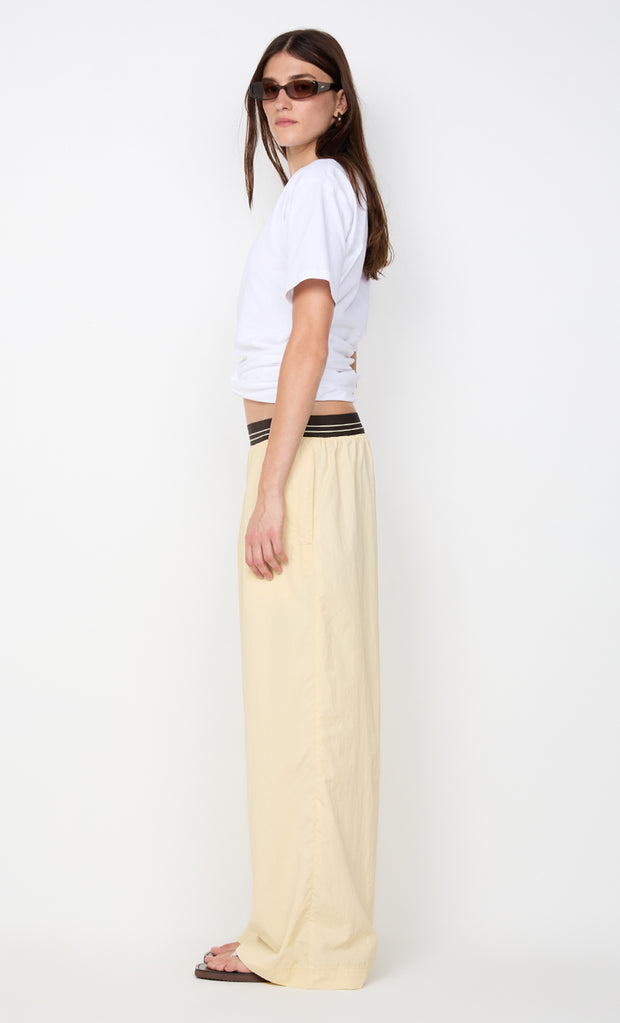 JERRI WIDE LEG PANT - BUTTER