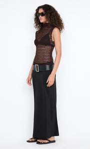 EMARETTA TOP - DARK CHOCOLATE