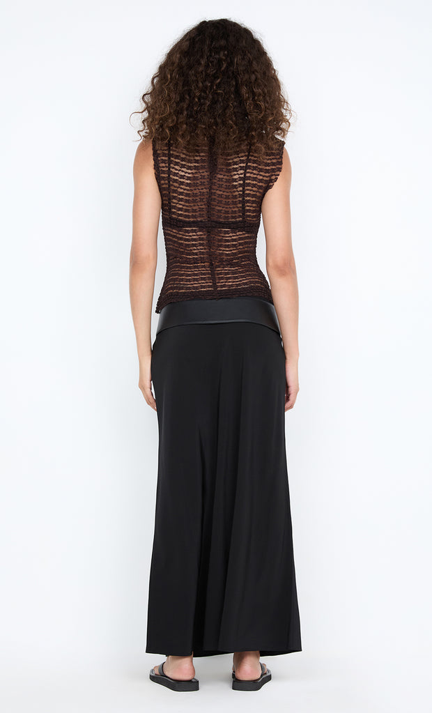 EMARETTA TOP - DARK CHOCOLATE