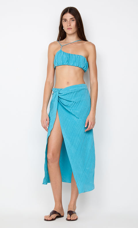 ODESSA ASYM TOP - DEEP SEAFOAM