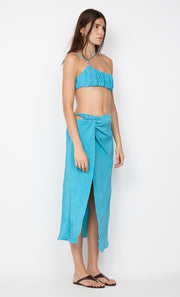 ODESSA ASYM TOP - DEEP SEAFOAM