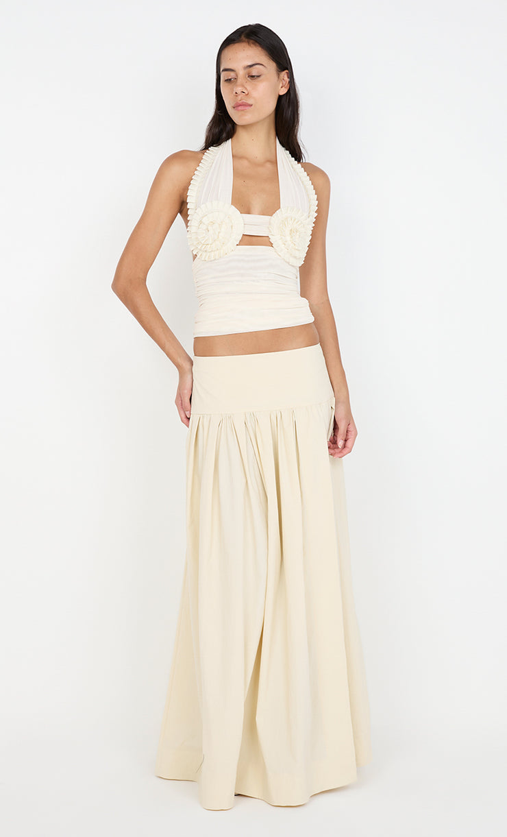 DANTE MAXI SKIRT - BUTTERCREAM