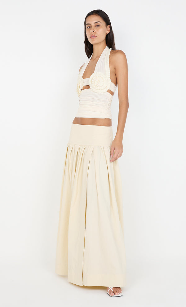 DANTE MAXI SKIRT - BUTTERCREAM