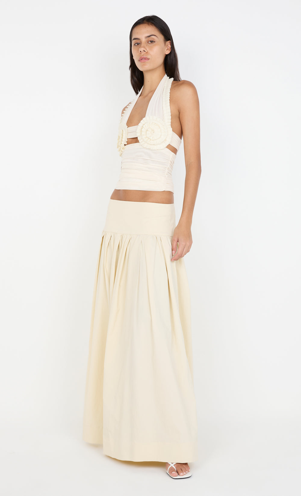 DANTE MAXI SKIRT - BUTTERCREAM
