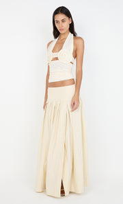 DANTE MAXI SKIRT - BUTTERCREAM