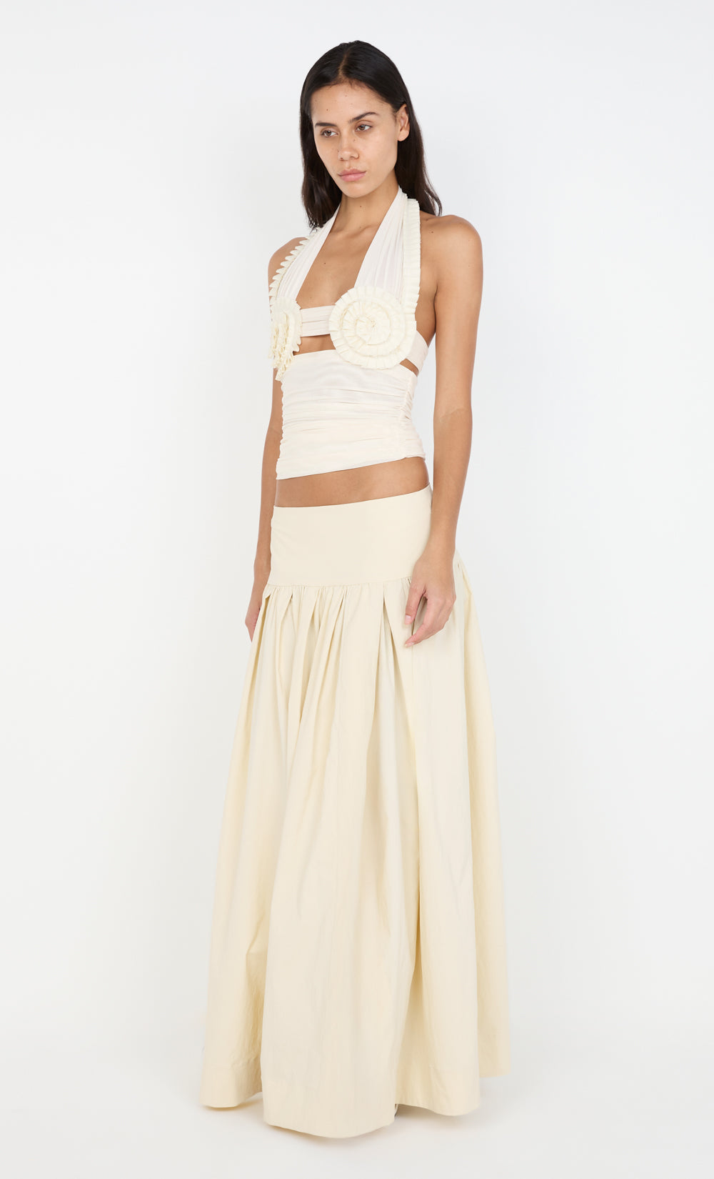 DANTE MAXI SKIRT - BUTTERCREAM