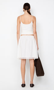 ARABELLE MIDI SKIRT - WHITE