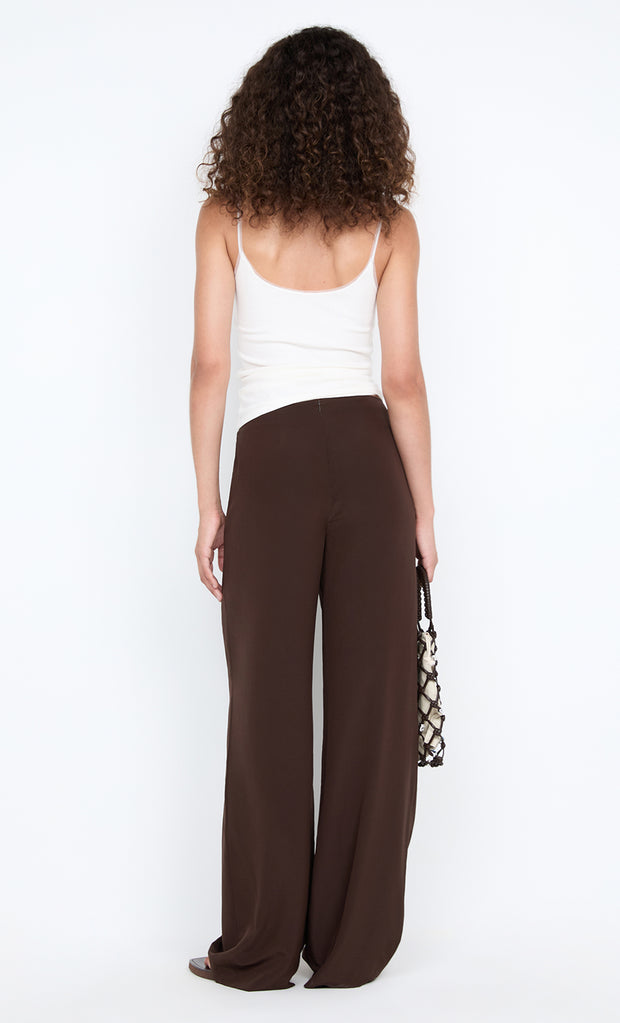 LUCIE PANT - DARK CHOCOLATE
