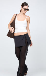 MARALIA OVERLAY PANT - BLACK