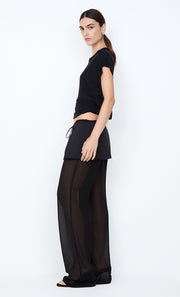 WINNIE CUT OUT TEE - BLACK