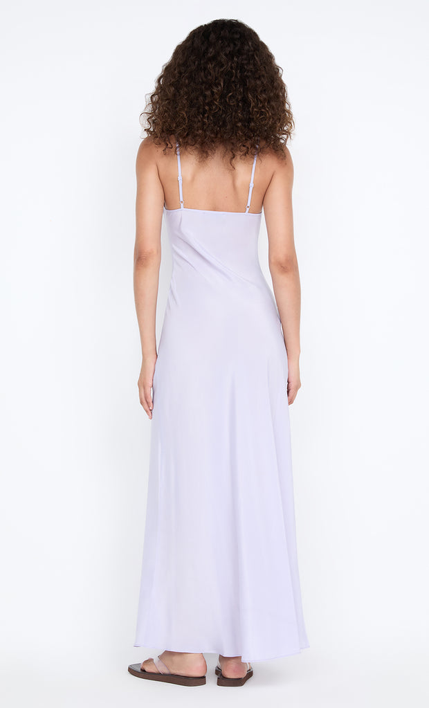 DELILAH LONG SLEEVE MAXI DRESS - WISTERIA