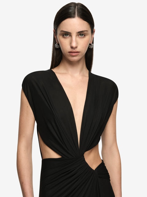 ODEA MAXI DRESS - BLACK