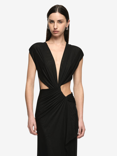 ODEA MAXI DRESS - BLACK