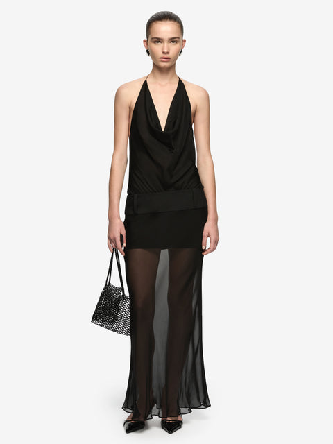KIRA MAXI DRESS - BLACK