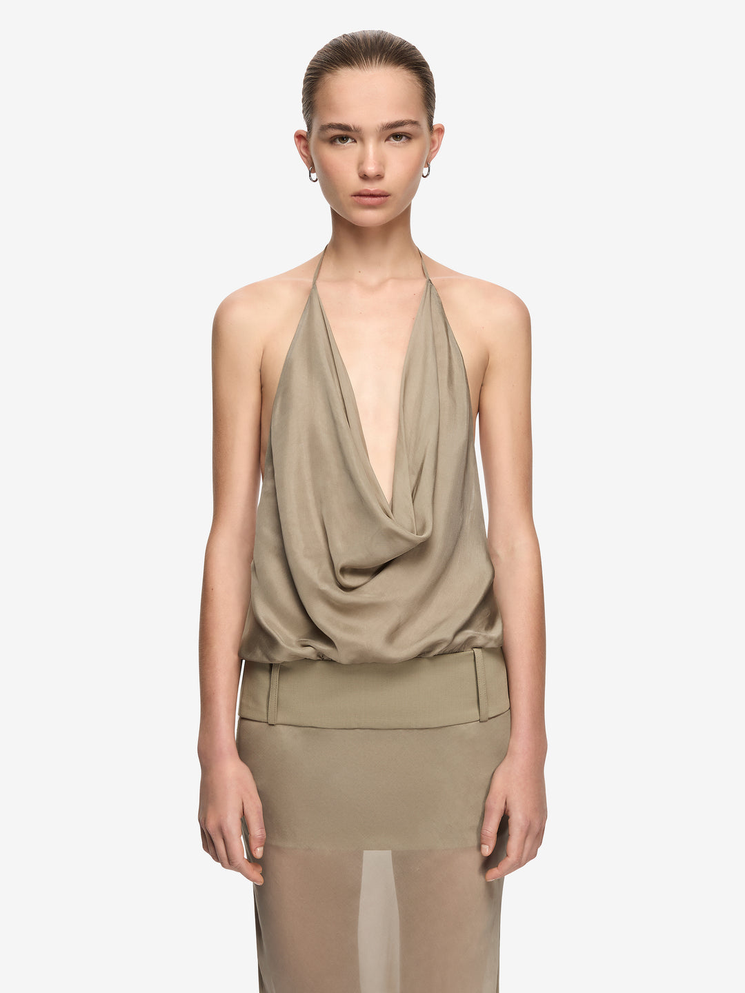KIRA MAXI DRESS - KHAKI