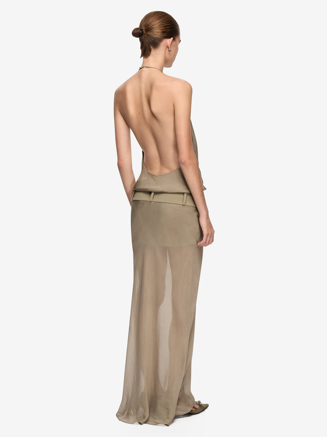 KIRA MAXI DRESS - KHAKI
