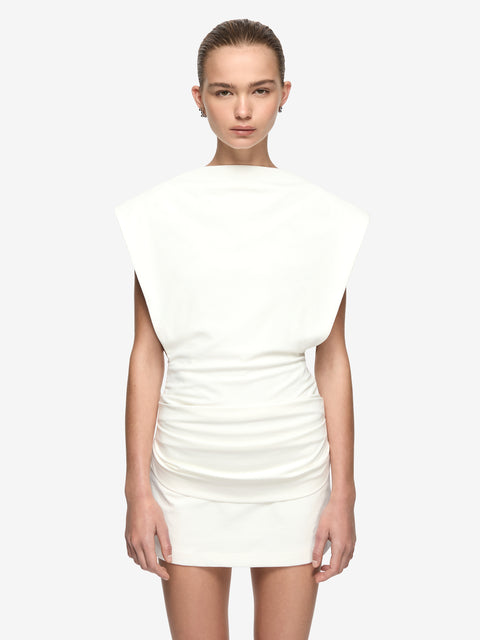 ODYSSEY MINI DRESS - WHITE