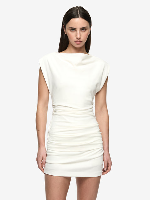 ODYSSEY MINI DRESS - WHITE