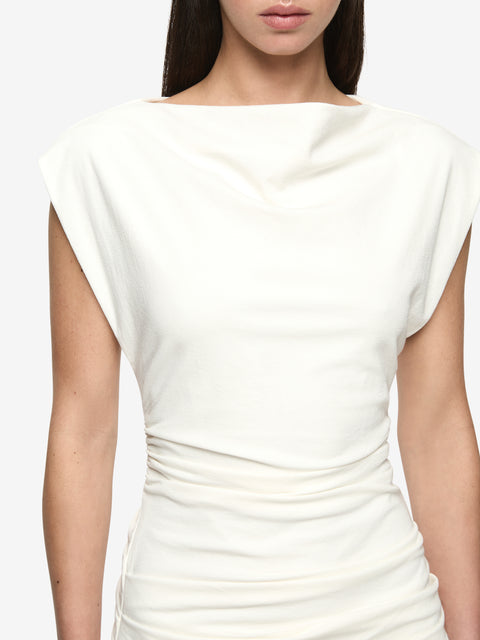 ODYSSEY MINI DRESS - WHITE