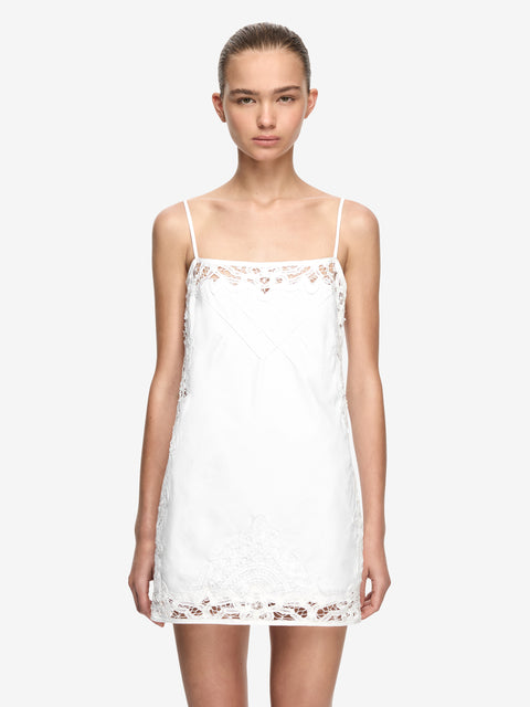 SKYE MINI DRESS - IVORY