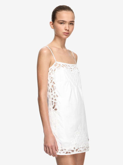 SKYE MINI DRESS - IVORY