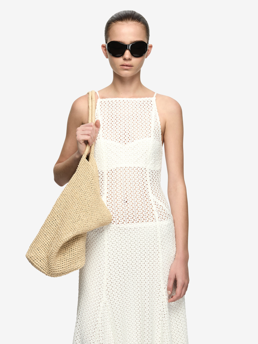 SOLARI MAXI DRESS - WHITE