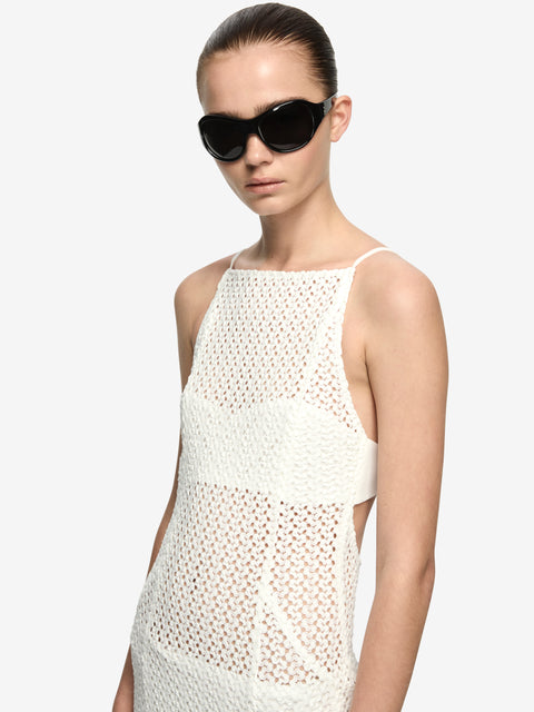 SOLARI MAXI DRESS - WHITE