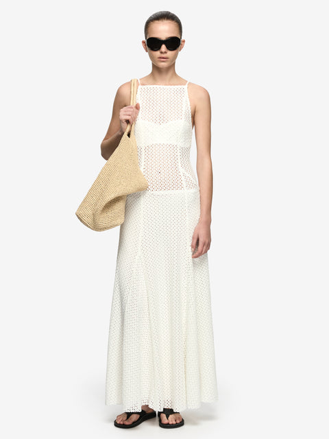 SOLARI MAXI DRESS - WHITE
