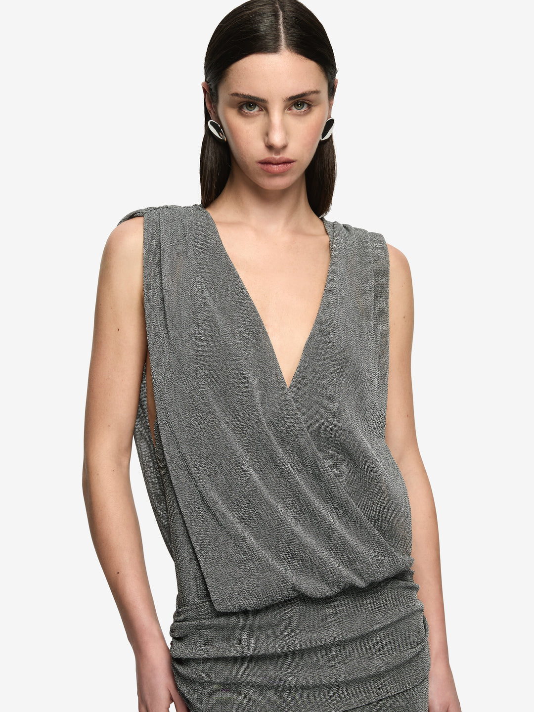 DRIFT MAXI DRESS - SILVER