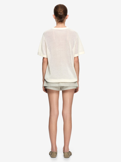 SETO OVERSIZED TEE - IVORY