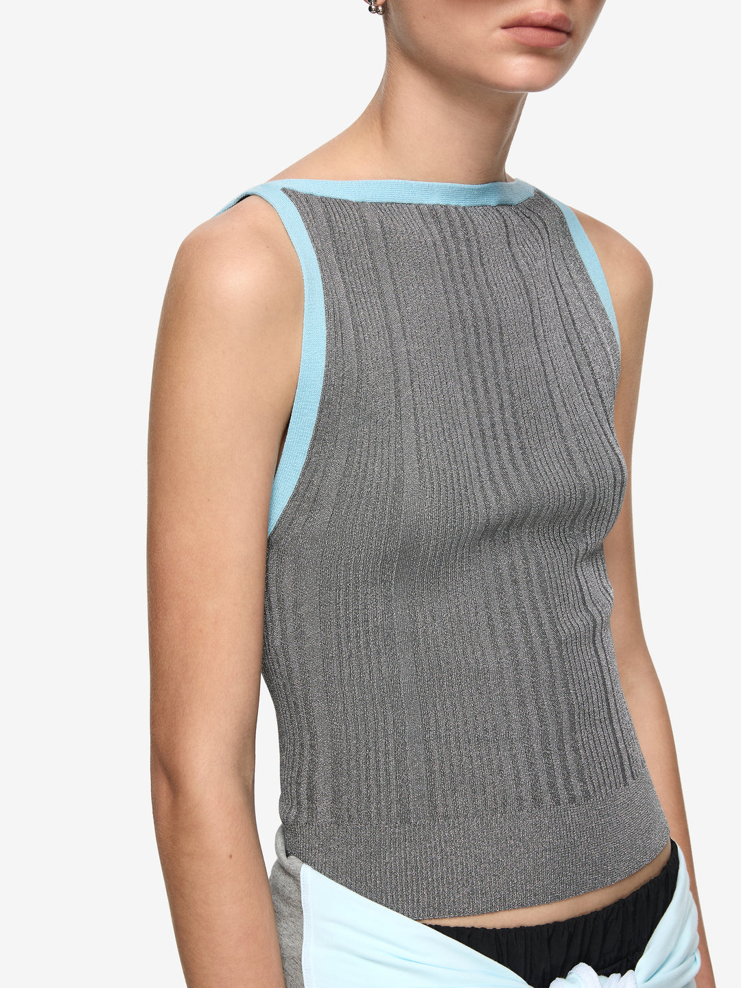 STARLIGHT TANK - SILVER/BLUE