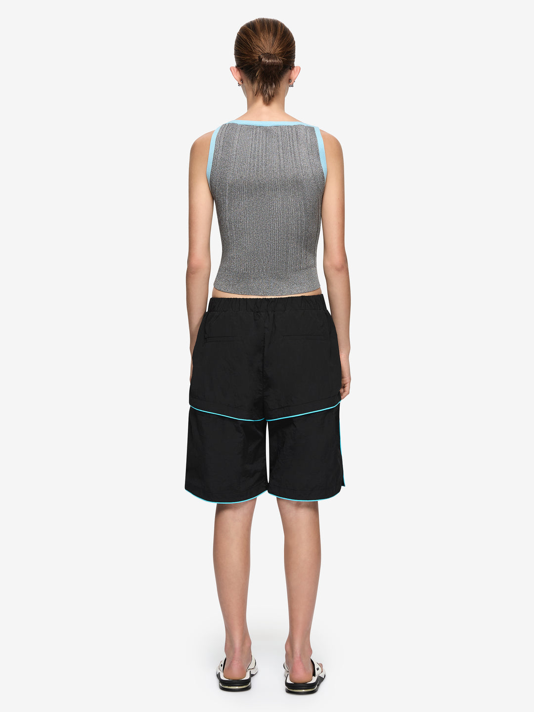 STARLIGHT TANK - SILVER/BLUE