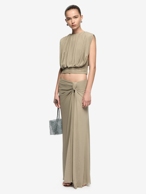 ORIA TOP - LIGHT TAUPE